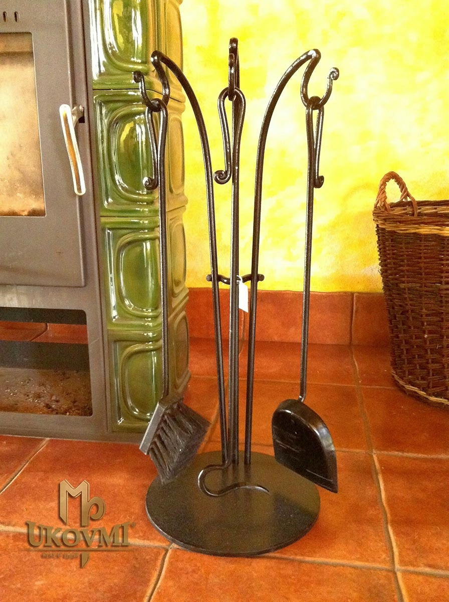 Fireplace tool sets Artistic blacksmith Ukovmi