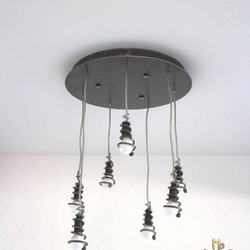 Lustre design, rond, SPIRALKY  suspension dintrieur par UKOVMI  
