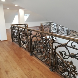 Luxury railing for a staircase and agallery  interior railing