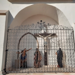 Retaurovanie renesannej mree v kostole v Levoi