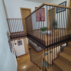 Modern forged railings with special anchorage, crafted to Stropkov Modern forged railings with special anchorage, crafted to Stropkov