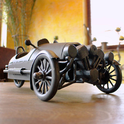  A wrought iron car model Morgan
