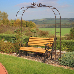Zahradní lavička a doplňky v kovaném stylu