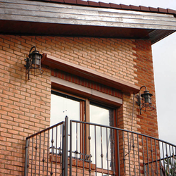 Balcony railing and lighting 