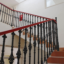 Copies of historical staircase railings - interior railings