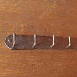 Wrought-iron hanger surface treated with copper patina – hanger with a wide range of uses