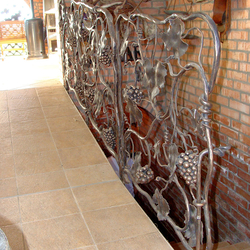 Railings - wine cellar - Vine pattern Railings - wine cellar - Vine pattern
