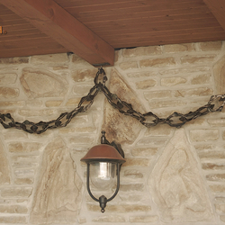 A wrought iron chain
