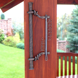 Kovan teplomer - luxusn zhradn teplomer