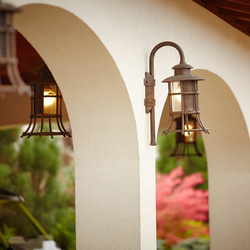 Kované osvětlení luxusních parkovacích garáží - exteriérové ​​svítidlo - zahradní lampy Klasik Zvon