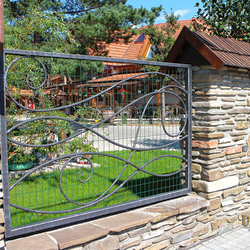 A wrought iron fence - An exclusive fencing