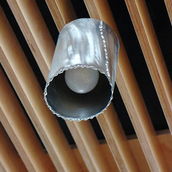 Nerezové svítidlo - Chopok Rotunda - interiérové ​​závěsné svítidlo v horské restauraci