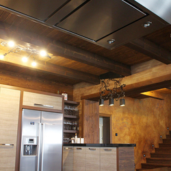 Kované interiérové ​​svítidlo Kořen - výjimečné svítidlo v kuchyni nad pultem s možností širšího využití