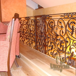 A wrought iron railing for the more demanding customer A wrought iron railing for the more demanding customer