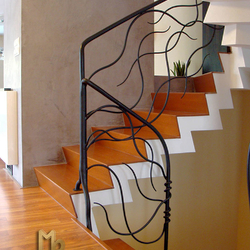 A wrought iron railing - Feel the breeze A wrought iron railing - Feel the breeze