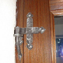 Pentures en fer forg pour la porte