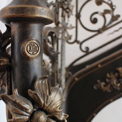 Kované schodiště s výjimečným interiérovým zábradlím - detail Kované schodiště s výjimečným interiérovým zábradlím - detail