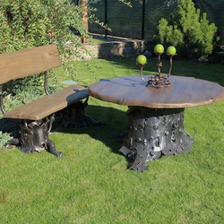Odpočívejte v kovaném stylu na zahradě - kovaný nábytek do zahrady - stylový nábytek