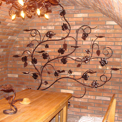 Chandelier mural - Vigne