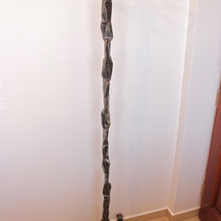 A wrought iron coat hanger - wrought iron furniture