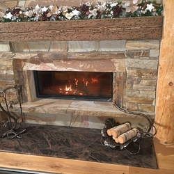 Fireplace tools and wood carrier in an exceptional design - luxury fireplace accessories Fireplace tools and wood carrier in an exceptional design - luxury fireplace accessories
