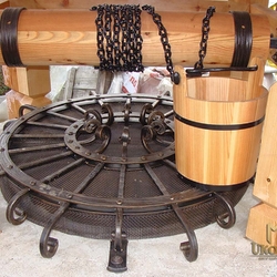 Schmiedeeiserner Brunnendeckel Schmiedeeiserner Brunnendeckel