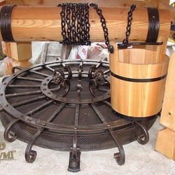Schmiedeeiserner Brunnendeckel Schmiedeeiserner Brunnendeckel
