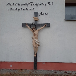 Sacred art - forged cross made for the House of Peaceful Old Age in Lipany Sacred art - forged cross made for the House of Peaceful Old Age in Lipany