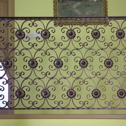 A wrought iron railing - gallery A wrought iron railing - gallery