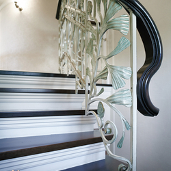 Luxurious interior wrought iron stair railing Luxurious interior wrought iron stair railing