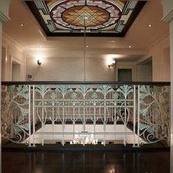Luxurious interior railing in a family house - gallery Luxurious interior railing in a family house - gallery