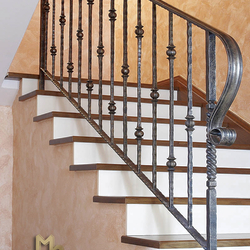 A wrought iron railing - a simple classic A wrought iron railing - a simple classic