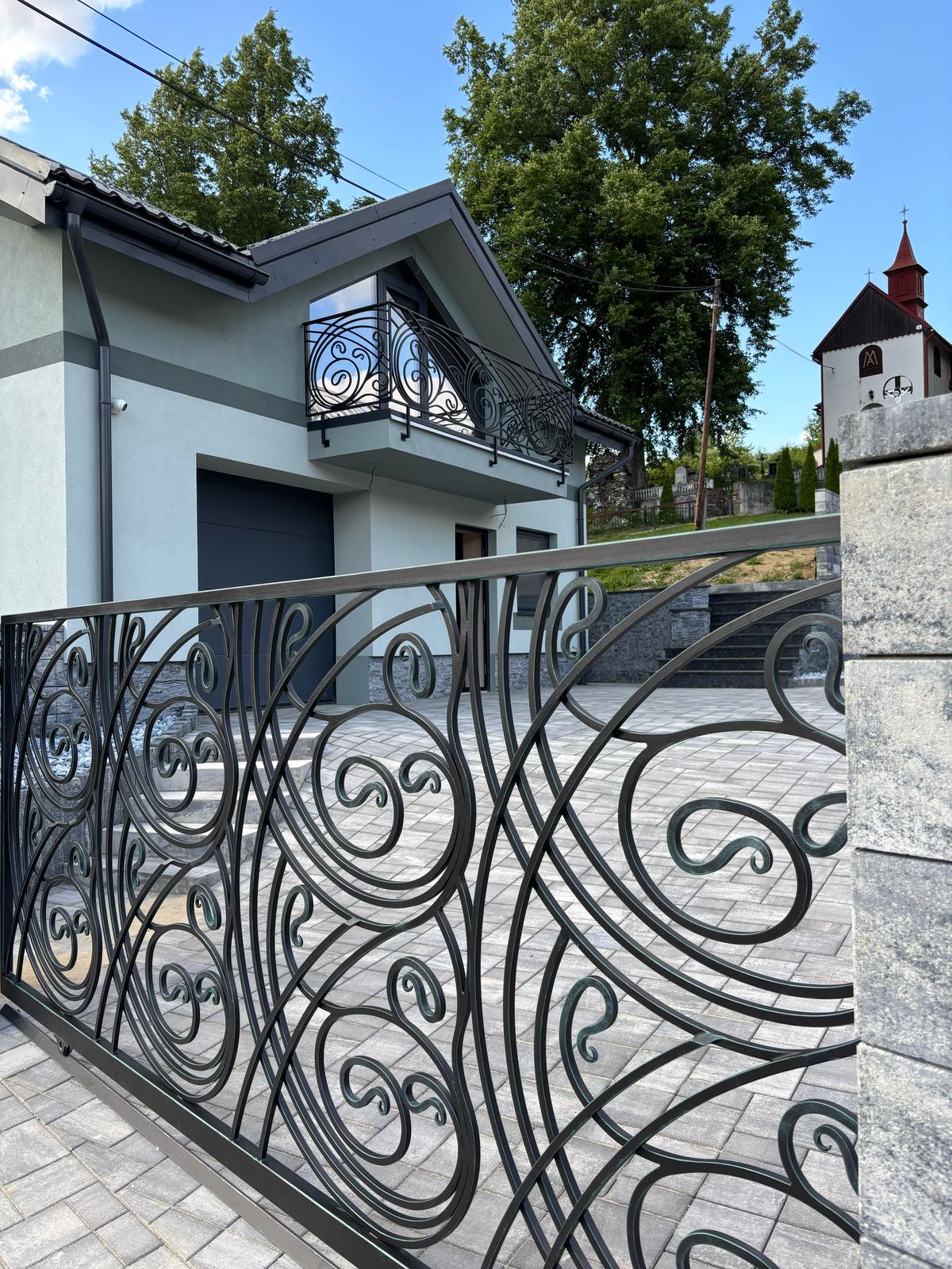 Posuvná brána detail 1