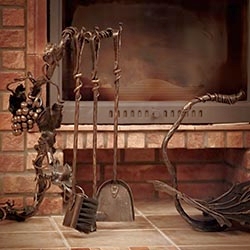 FIREPLACE TOOLS AND FIREWOOD RACKS